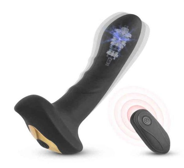 Nxy Anal Toys Neueste männliche Vibratoren Prostata Vibrierendes G-Punkt-Massagegerät für Männer Dildos Butt Plug Masturbation Fernbedienung Sex To2093101