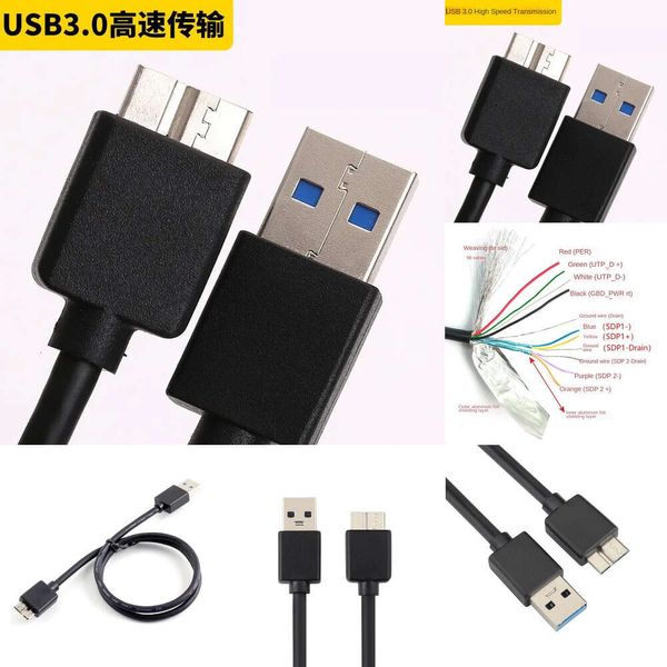 Yeni dizüstü bilgisayar adaptörleri Şarj Cihazları USB 3.0 Veri Kablosu Batı dijital wd My kitabım harici mobil sabit disk sürücü veri kablosu 0.3/0.5/1m