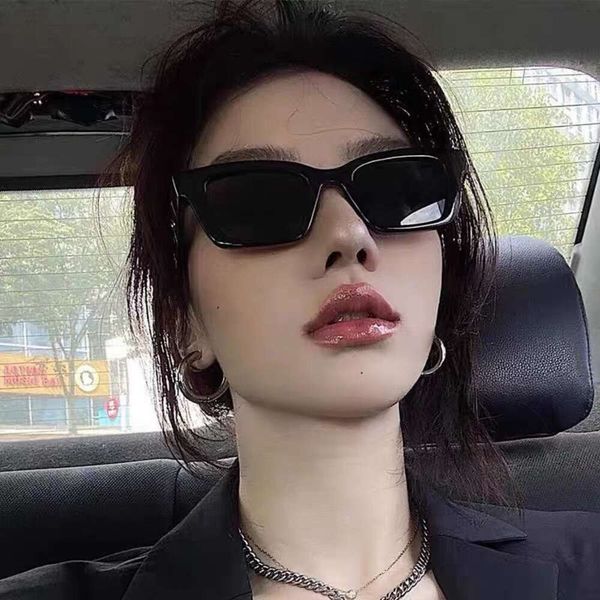 Óculos de sol Wind GM para mulheres, Xia Xiaoframe, rosto pequeno, celebridade da Internet, tirar fotos, óculos de sol estreitos, Super Cool Instagram Sun