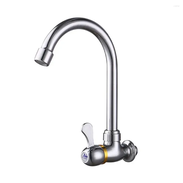 Rubinetti per lavandino del bagno Rubinetto durevole purificatore Acqua fredda Gorgogliatore a risparmio energetico per cucine Rubinetto con foro a leva singola in metallo ferro