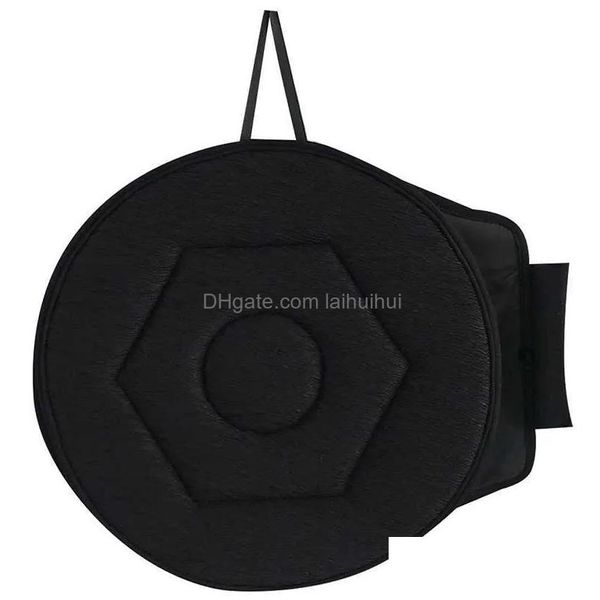 Outros acessórios interiores Atacado Cadeira de carro Assento Almofada Mobilidade Auxílio Revoing Memory Foam Mat Portátil 360 Graus Rotating Drop D Dhkpi