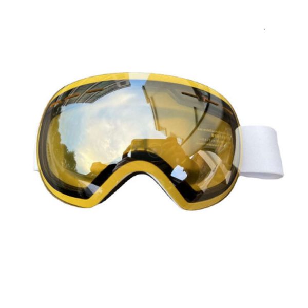 Occhiali da sci per adulti di fabbrica con occhiali da sci cilindrici di grandi dimensioni antiappannamento a doppio strato che possono essere utilizzati per l'attrezzatura da sci miopia