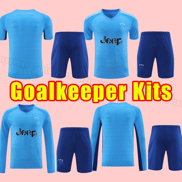 Kits de goleiro longo e curto 23 24 camisas de futebol POGBA VLAHOVIC CHIESA top 2023 2024 conjunto de camisa de futebol DI MARIA LOCATELLI MORATA DE LIGT JuVeNTus KEAN conjunto completo