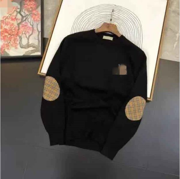 Herren-Hoodie-Sweatshirt und Designer-Strickjacke, kariertes Taschen-Langarm-T-Shirt, Herren- und Damen-Pullover-Mantel-Strickwaren