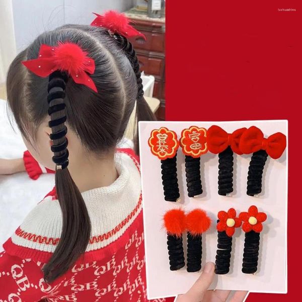Haarschmuck, Blumenjahr, rotes Seil, einfache elastische Bänder, Telefonkabel, Ring, Kopfbedeckung, Schleife, Linie, Party
