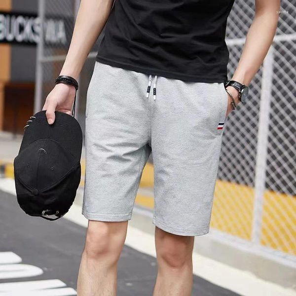 Shorts masculinos esportes praia correndo joggers casa masculino calças curtas de algodão fino personalizar estilo coreano pacote casual y2k a granel