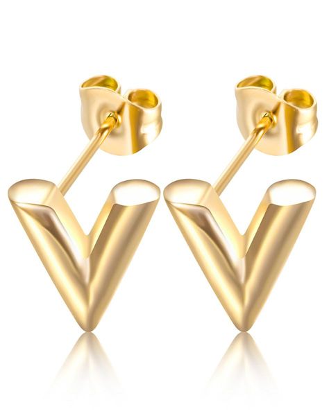 Mulher brincos de orelha de ouro conjunto de jóias de luxo designer carta brincos clássico de alta qualidade brinco 316 titânio 18k banhado a ouro eng6709081