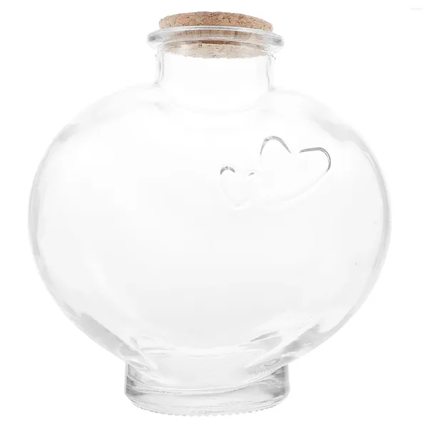 Vasen, Papiersterne, Flasche, transparent, Wunschglas, Lebensmittelbehälter, Holzkork-Design