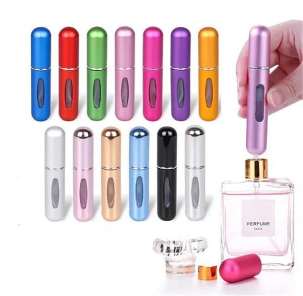 5ml garrafa de recarga de perfume portátil mini recarregável spray jar bomba de perfume vazio recipientes cosméticos atomizador para ferramenta de viagem quente