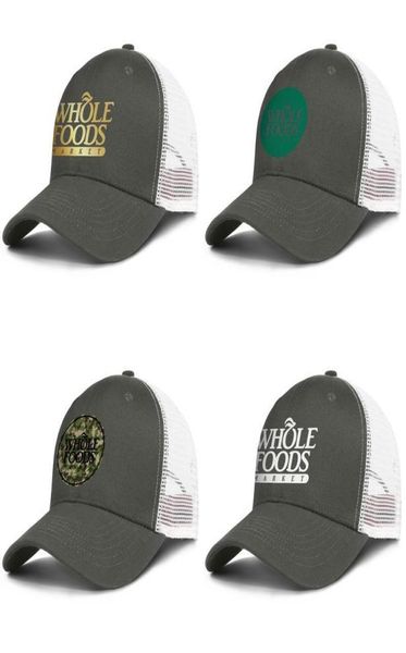 Men039s Whole Foods Market Flash Gold Mesh Hats Женские регулируемые вентиляции Snapback Здоровый органический камуфляж6946310