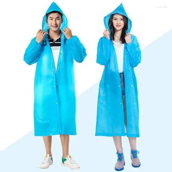 Regenmäntel Kinder Erwachsene Regenmantel Poncho EVA Mode Regenmantel wasserdichte leichte Kleidung Camping wiederverwendbare Regenbekleidung Kinder