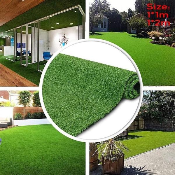 Kunstgras Buiten Tuin Landschap Pad DIY Ambachtelijke Binnenplaats Vloer Decor Gazon Tapijt Nep Turf Mat Decoratieve Bloemen Wreat287s