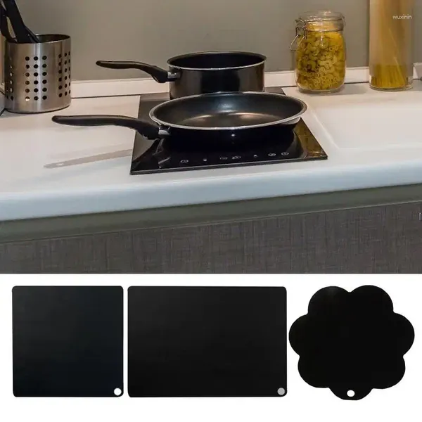 Masa Paspasları İndüksiyon Ocak Mat Silikon Pad Ocak Yüksek Sıcaklık Çekme Koruma Sobası Soba Yemek Üst Mutfak Gadgets