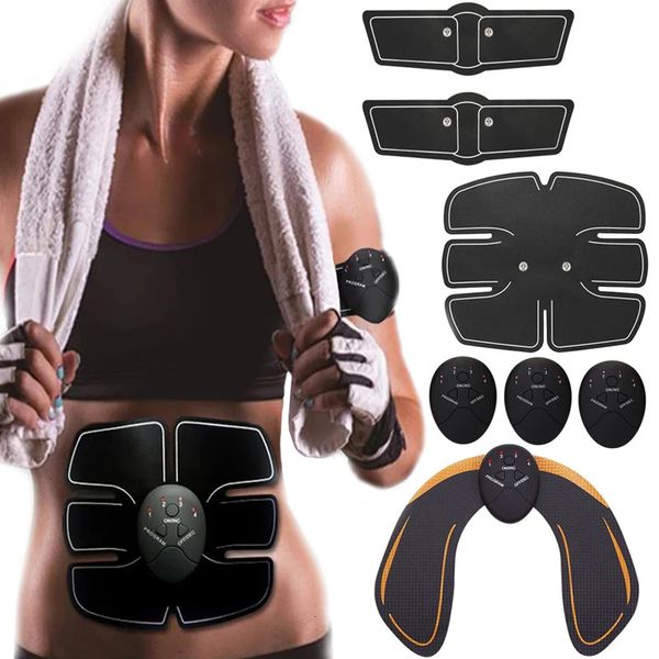 Core Abdominale Trainers Buikspierstimulator Heuptrainer Elektrische Massage Toner Lichaam Afslanken Exerciser Machine Workout Home Gym Fitnessapparatuur 231211