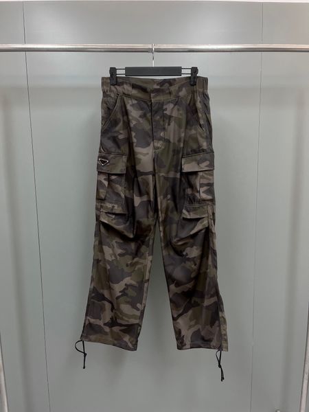 Hochwertige Designer-Hosen im Retro-Stil, modisches Camouflage-Design, US-Größe, Cargo-Hosen, Luxusmarke, Top-Herren-gerade Hosen