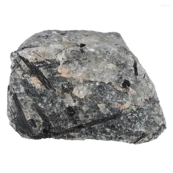 Bolsas de jóias Tumbeelluwa 301-400g Natural Áspero Gemstone Rock Mineral Espécime Cura Preto Quartzo Rutilado para Decoração de Casa