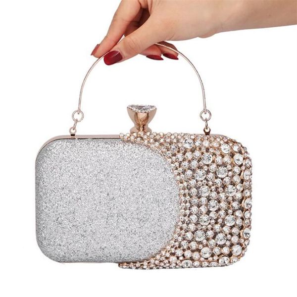 Kadınlar Akşam Debriyaj Çantası Muhteşem İnci Kristal Boncuk Gelin Düğün Çantaları Crossbody Çantalar2452