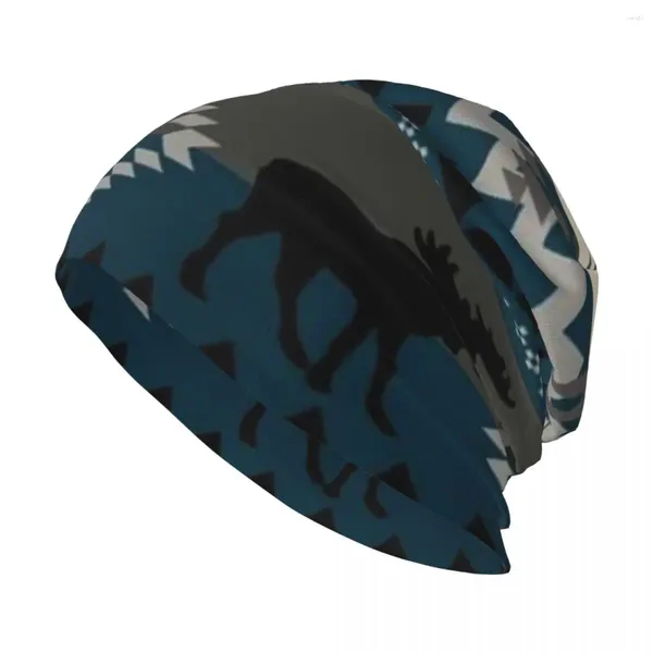 Beralar Moose Tasarım Örgü Şapka Golf Askeri Kapağı Adam Erkek Kadınlar