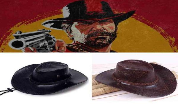 Designer Trucker Cappello da cowboy in paglia Uomo Donna Gioco Red Dead Redemption 2 Cowboy Western Cowboy Knight Mountaineering1821483