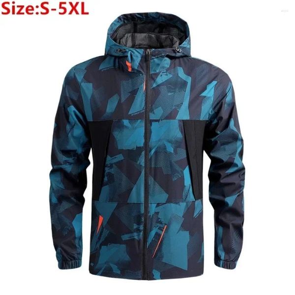 Männer Jacken 2024 Windjacke Mit Kapuze Mann Wandern Outdoor Regen Mantel Mode Atmungsaktive Wasserdichte Camping Militär Jacke Für Männer