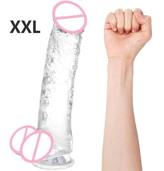 Brinquedos anal anal realistas xl vibrador para mulheres bunda copo de sucção artificial de pênis enorme pau plug plug fêmea masturbadora adulta brinquedo sexual para w2565175