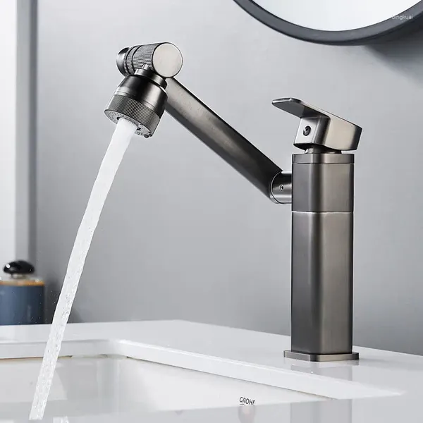 Küchenarmaturen Waschbecken Wasserhahn Waschbecken Multifunktionaler Universal-Mechanischer Arm Badezimmer Kalt- und