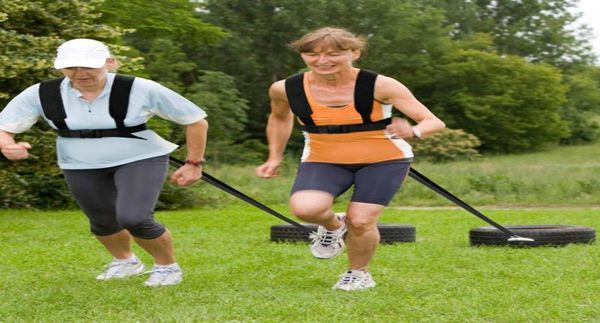 Treinamento de resistência à fitness de pneu de trenó de trenó, correndo de treping belt suria para esportes esportivos ao ar livre A8012003