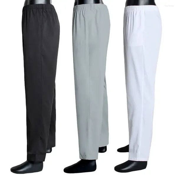 Roupas étnicas Ramadan Homens Casuais Muçulmanos Calças Longas Calças Islâmicas Árabes Dubai Saudita Médio Oriente Calças Dishdasha Outdoor Bottoms