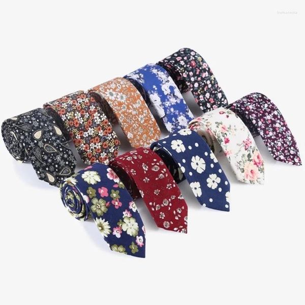 Laço amarra a gravata de estampa floral de alta qualidade para homens noivo de casamentos de casas de negócios de garros de galhas de designers da marca de pescoço com caixa de presente