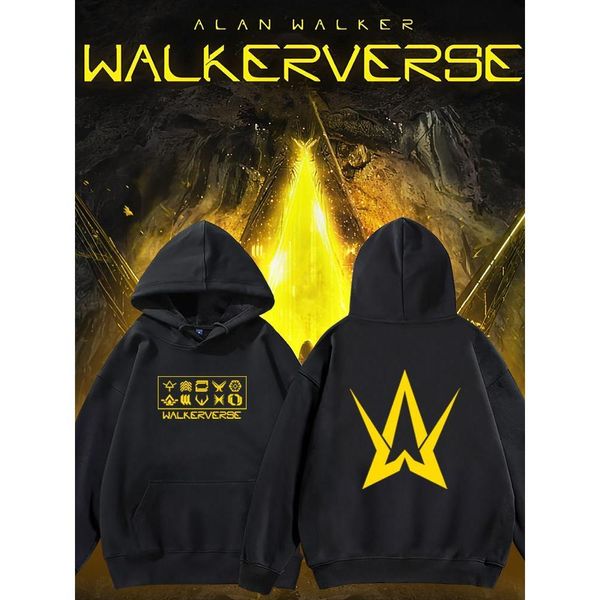 Neue Alan Walker Kapuzenpullover Herren Herbst und Winter samt Alanwalker mit der gleichen Student Alan Walker Jacke