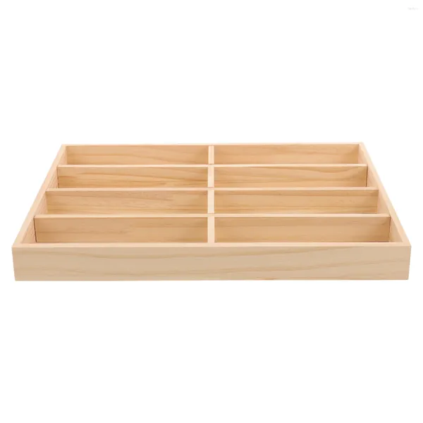 Piatti decorativi Organizzatore per occhiali da sole Espositore in legno Vassoio per occhiali Custodia per occhiali da sole