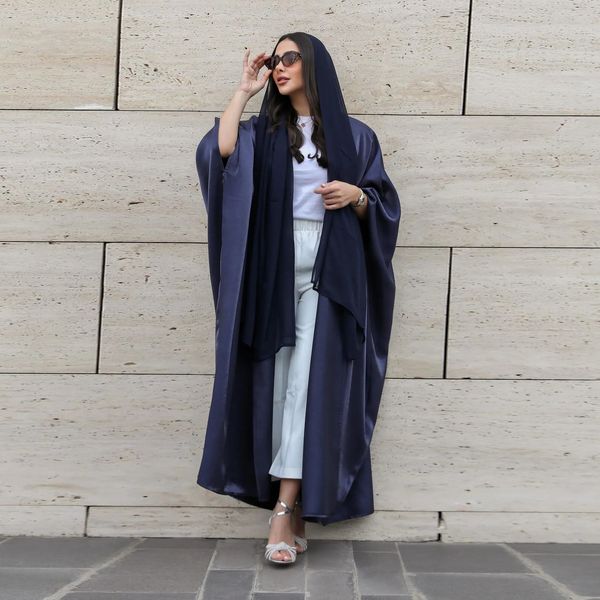 Etnik Giyim Robe hırka Abaya Uzun Elbise Moda Partisi Akşam Kadın Müslüman Fas Kaftan Jalabiya İslam Dubai 2023 231208