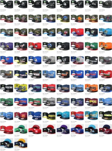 81 Stile Neue Ankunft NRL Stickerei Baumwolle Snapback Caps Gorras Knochen Männer Frauen Hip Hop Hip Hop Hüte Baseball Bone3565880