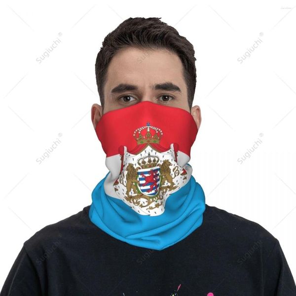 Lenços unissex bandeira do Luxemburgo lenço lenço pescoço máscara facial aquecedor sem costura bandana headwear ciclismo caminhadas