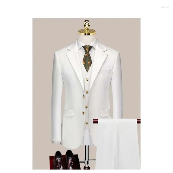 Herrenanzüge nach Maß Bräutigam Hochzeitskleid Blazer Hosen Business High-End klassische Hose SA04-83999