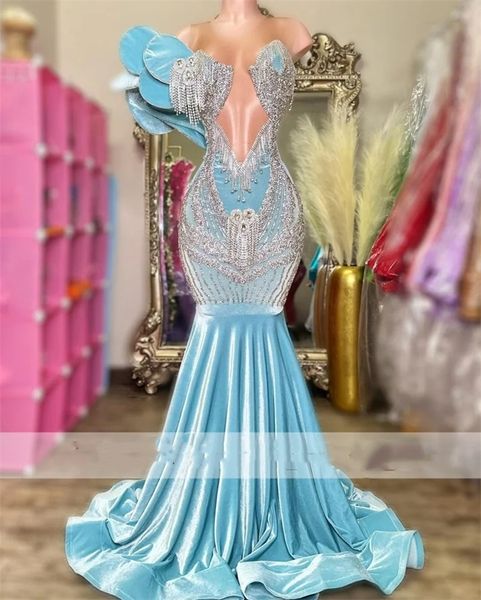 Diamonds mermaid funkelnde promikte blau veet glitzer kügelchen kristalle rassestones births birthday foty kleid Robe Empfangskleider s s s s s