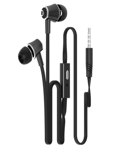 Original Langsdom JM21 Esportes baratos com fio colorido fones de ouvido formato de macarrão fones de ouvido fitness exercício música crianças adultos 9375526