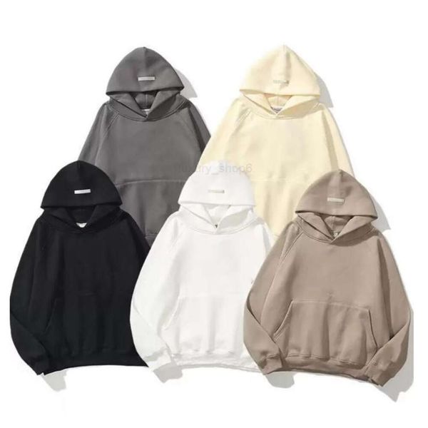 Hoodie EssentialHoody EssentialShirts Tasarımcı Essentialhoodiesmens Hoodies Sweatshirts 2023 Erkekler ve Kadınlar İçin Pullover Gevşek Uzun Kollu Kapşonlu Jumper W