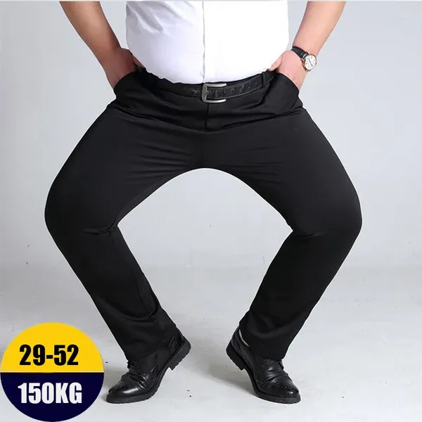 Abiti da uomo Pantaloni eleganti da uomo 10XL Pantaloni da abbigliamento oversize Uomo Casual Abiti sartoriali formali Pantaloni da abito sociale Elegante da lavoro Slim