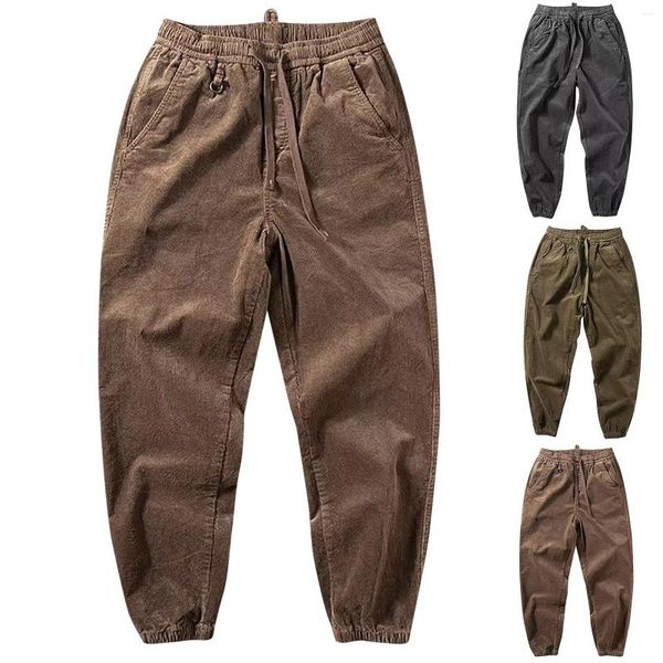 Pantaloni da uomo Uomo Light Core H Trendy Casual Inverno Lavorato a maglia Sport Sciolto Felpa con cappuccio alla caviglia Pantaloni Allenamento all'aperto