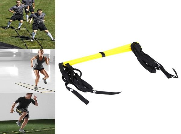 Scala di agilità 5 pioli 10 piedi 3M per allenamento di piedi fitness per calcio di velocità con borsa Attrezzatura per fitness all'aperto Crossfit5590466