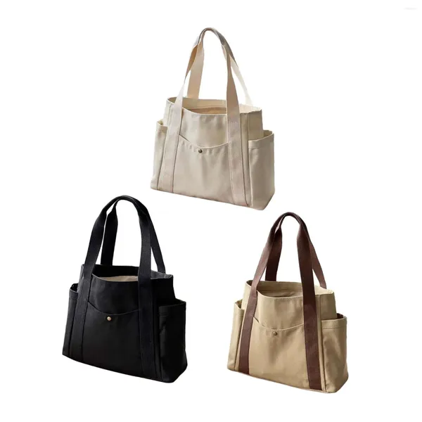 Einkaufstaschen, Damen-Einkaufstasche, Segeltuch-Handtasche, Arbeits-Geldbörse mit mehreren Taschen, modischer Damen-Strandgriff, Reißverschluss