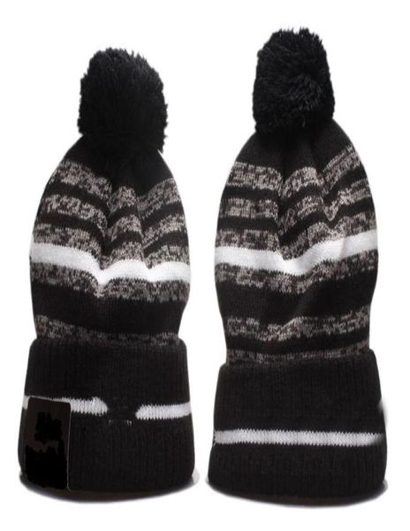 2021 fábrica de chapéu diretamente nova chegada lateral beanies chapéus futebol americano 32 equipes esportes inverno linha lateral malha bonés beanie kn8966012