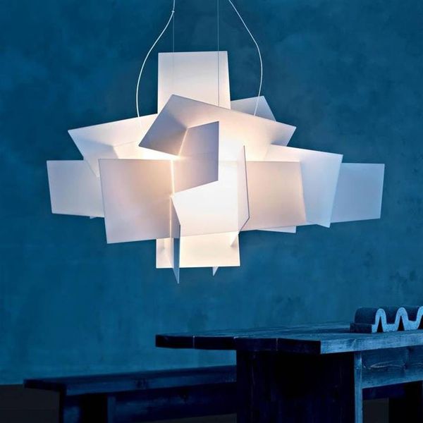 Replica foscarini Lampada Big Bang Impilabile Lampade a sospensione creative Art Decor D65cm 95cm Lampada a sospensione a sospensione a LED220e