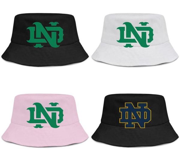 Notre Dame Fighting Irish Alternate Logo 0 uomo e donna buckethat cool sport secchio berretto da baseball logo Flag Football Effect Green7582632