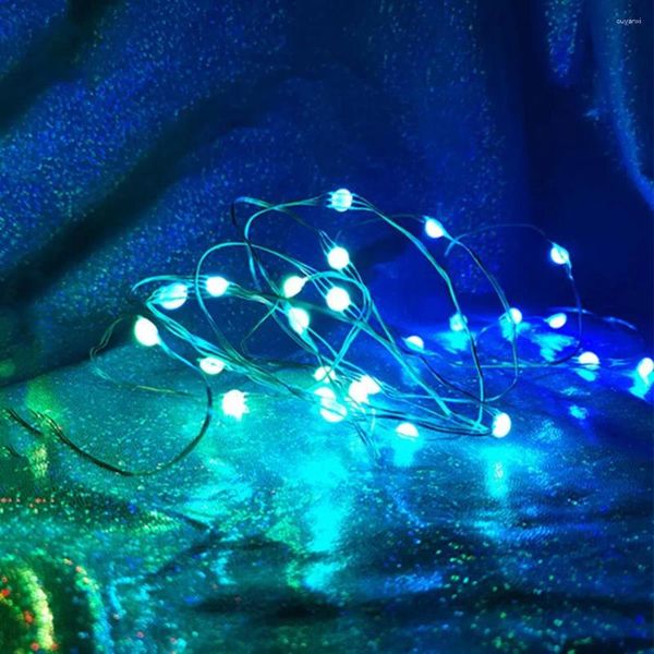 Dizeler RGB Açık Hava Tarafları için Noel Işıkları Müzik Senkronizasyonu Uzaktan Kumanda Peri Zamanlayıcısı