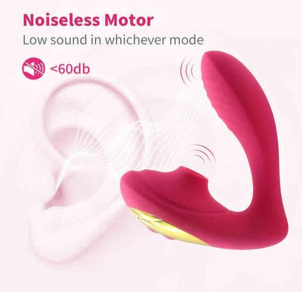 Nxy Vibratori Clitoride Assorbitore di Vibrazioni 2 in 1 Donne Stimolatore del Vuoto USB Ricaricabile Dildo Prodotti del Giocattolo Del Sesso per Adulti 01274351647