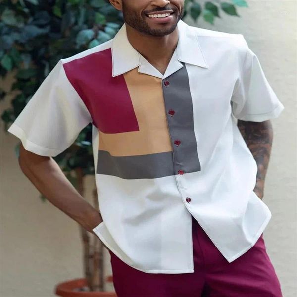 Tute da uomo Suit 2023 Camicia a maniche corte Pantaloni in due pezzi Street Outdoor Leisure Walking Summer Travel