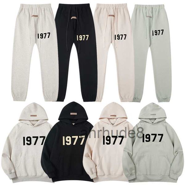 8 kleuren hoodies topkwaliteit Fog Essentials 1977 hoodie heren sweatshirt dames truien hiphop trainingspak oversized trui warme hoody highend dames s-xl DQGC