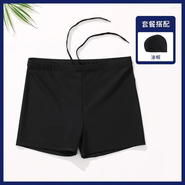 Männer Shorts Badeanzug Mit Hut Strand Sport Badehose Männer Surfen Schwimmen Für Männliche Bademode Boxer Schnell Trocknende Slips plus Größe